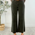 Kut from the Kloth Meg Fab Ab High Rise Pants in Pewter Green-220 Pants-Little Bird Boutique