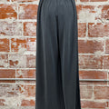 Jolie Wide Leg Joggers in Charcoal-220 Pants-Little Bird Boutique