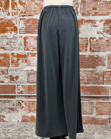 Jolie Wide Leg Joggers in Charcoal-220 Pants-Little Bird Boutique