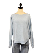 Leah Sweater in Blue-132 - Sweaters S/S (Dec - May)-Little Bird Boutique