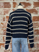 Z Supply Estero Stripe Sweater in Eclipse-132 - Sweaters S/S (Dec - May)-Little Bird Boutique