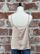 Graceful Camisole in Golden Beige-111 - Woven Top F/W (June- Nov)-Little Bird Boutique