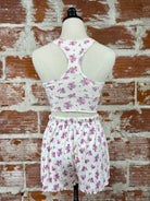 Z Supply Amour Ditsy Shorts in Pink Floral-240 Loungewear/Intimates-Little Bird Boutique