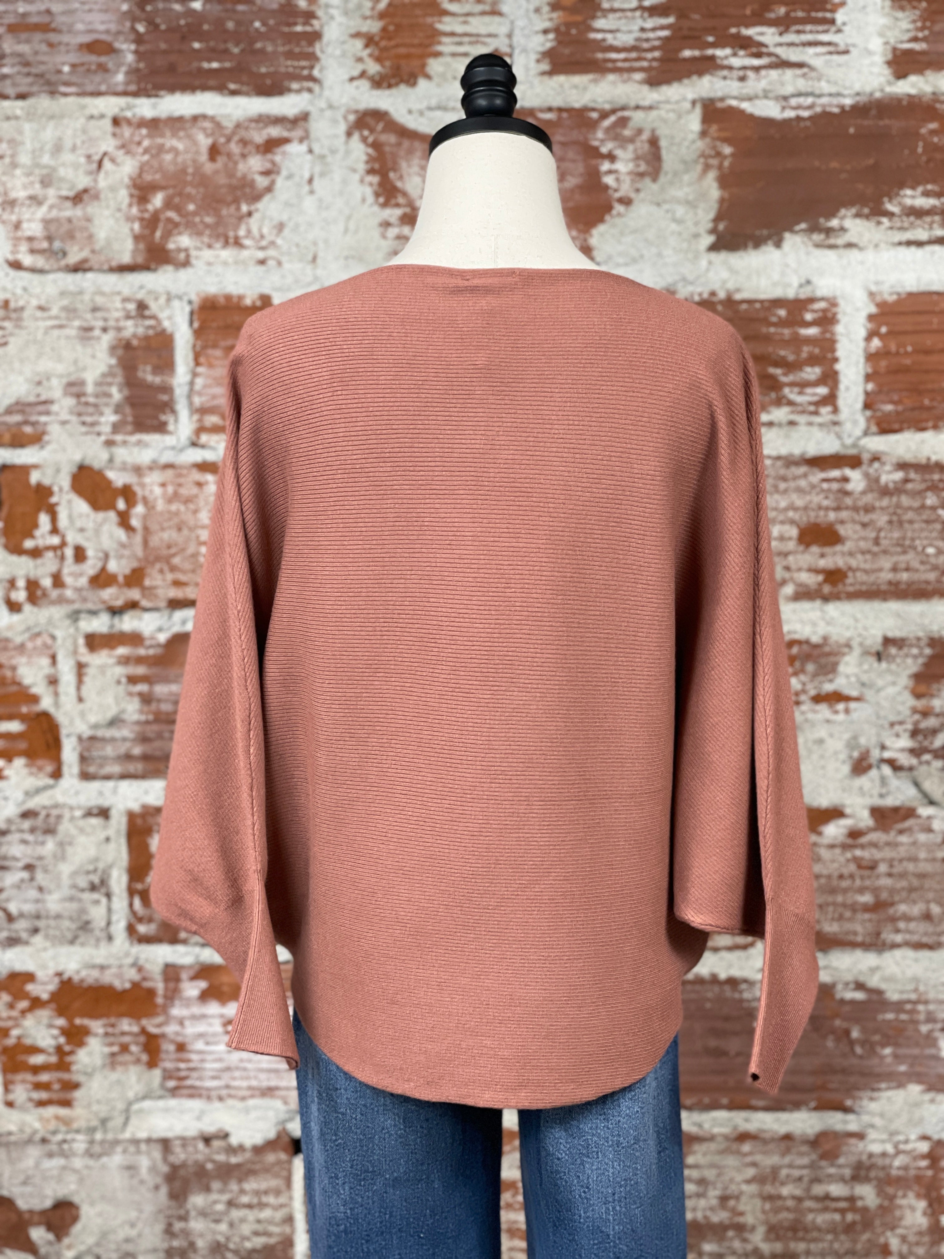 Kerisma Ryu Overlay Sweater in Rose-131 - Sweaters F/W (June - Nov)-Little Bird Boutique