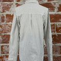 Flag and Anthem Crane Shirt in Olive Stripe-112 - Woven Top S/S (Dec - May)-Little Bird Boutique