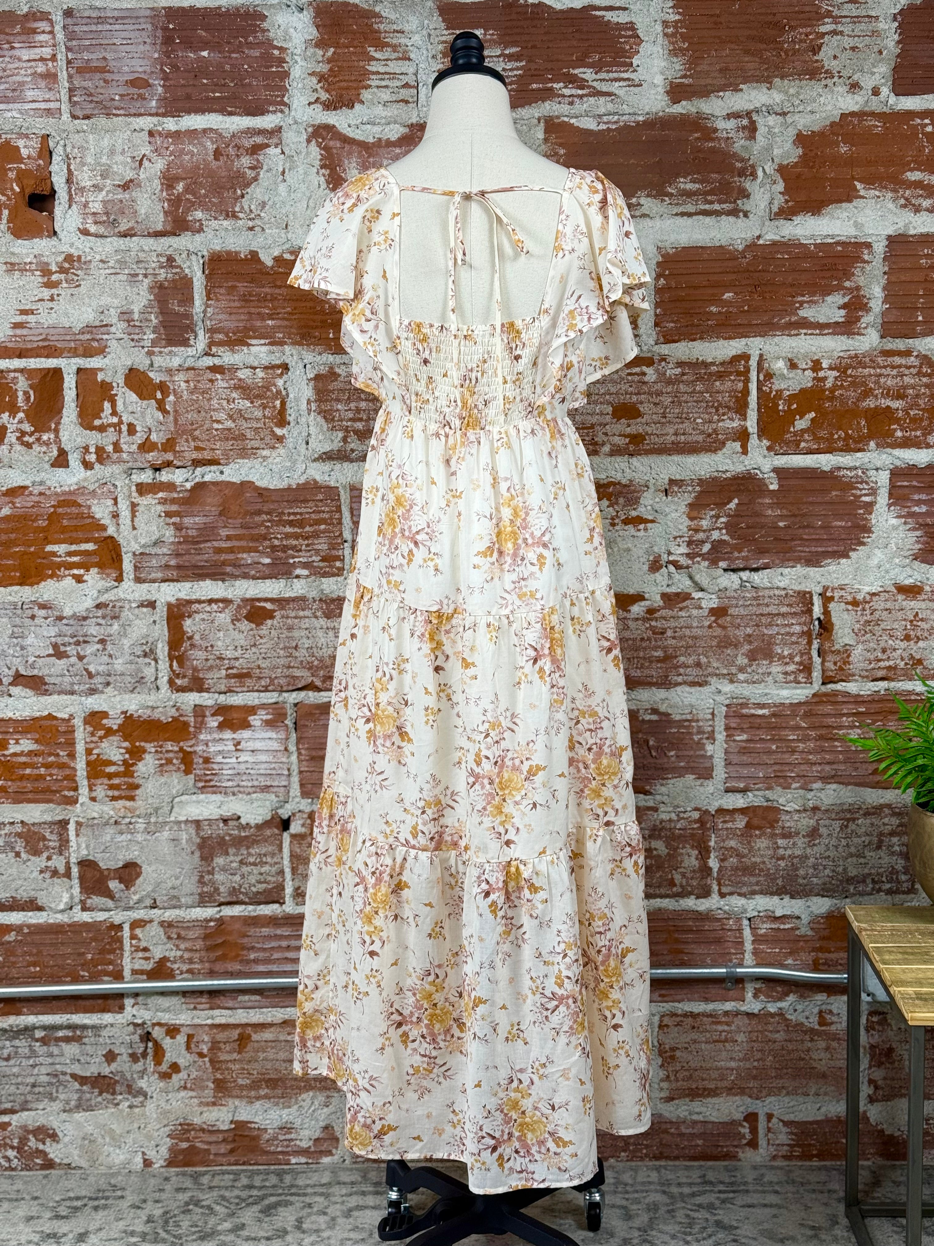 Charlie Dress in Delicate Floral-151 Dresses - Short-Little Bird Boutique