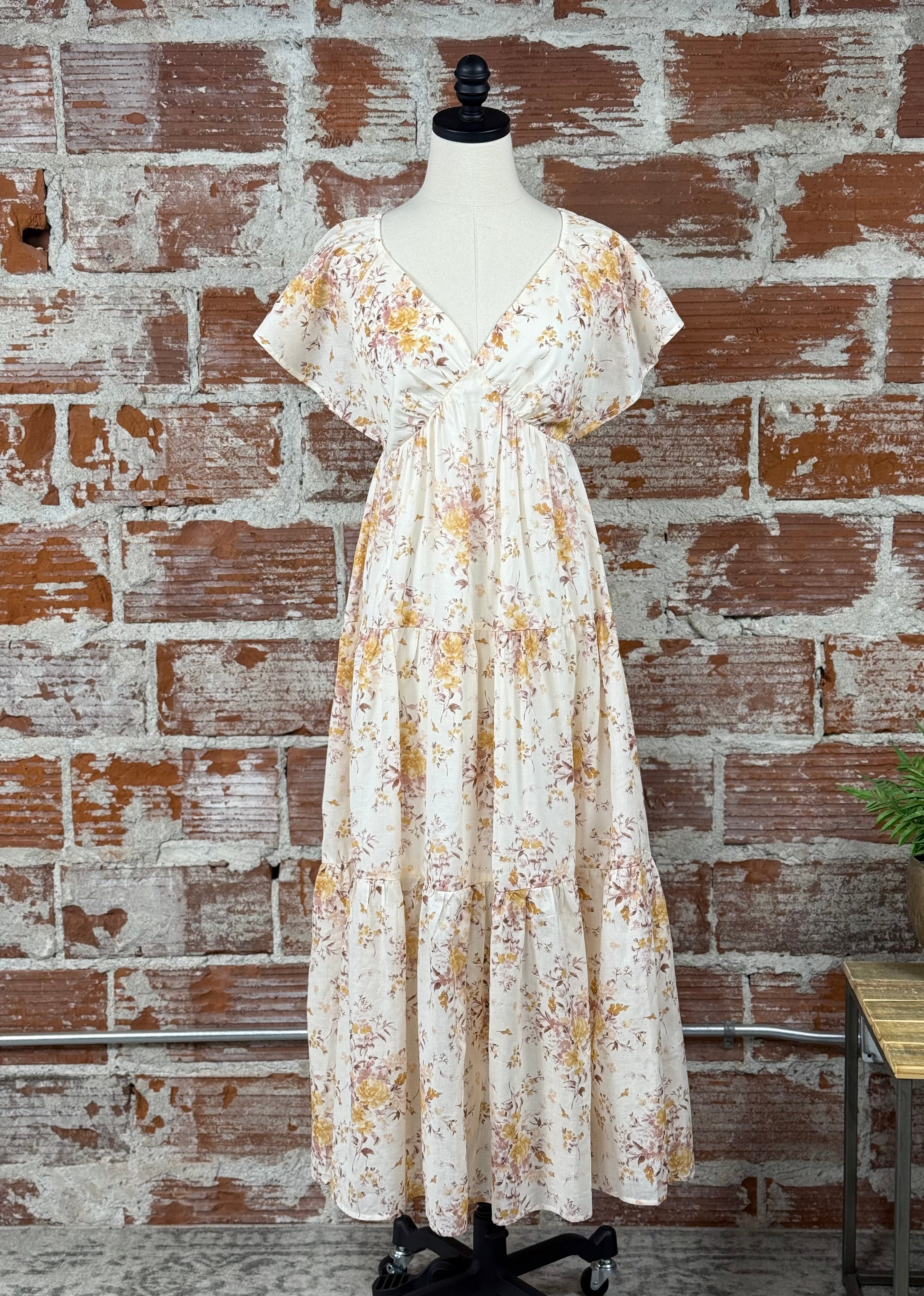 Charlie Dress in Delicate Floral-151 Dresses - Short-Little Bird Boutique