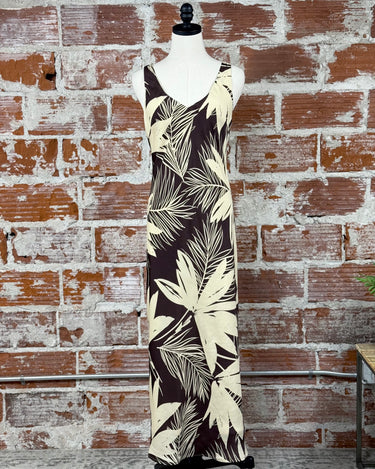 Z Supply Hana Palmera Maxi Dress in Lava Rock-152 Dresses - Long-Little Bird Boutique