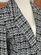 Liverpool Fitted Blazer in Black and Grey Plaid-143 Blazers-Little Bird Boutique