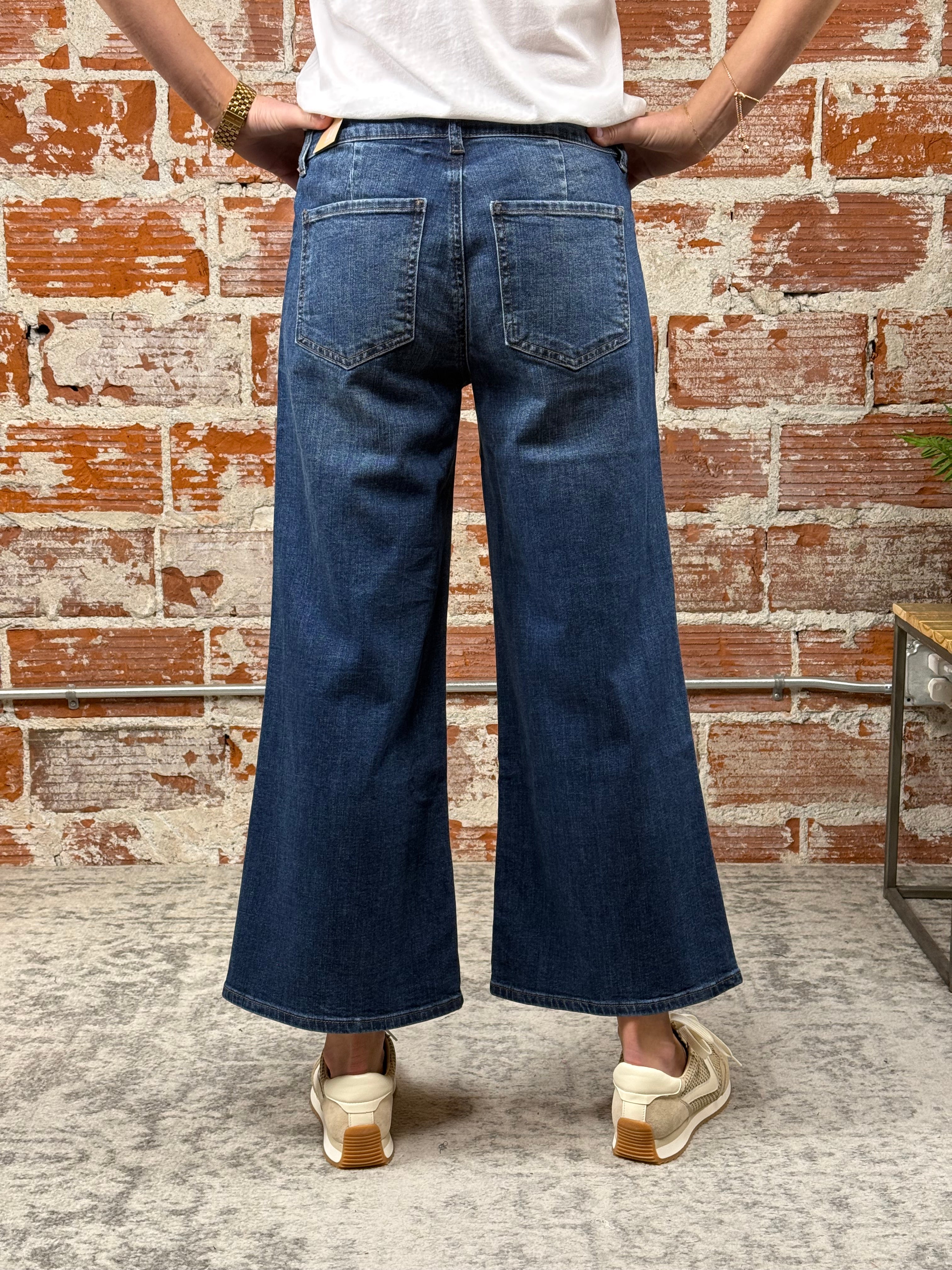 Kut from the Kloth Meg Jeans in Learning Wash-210 Denim-Little Bird Boutique