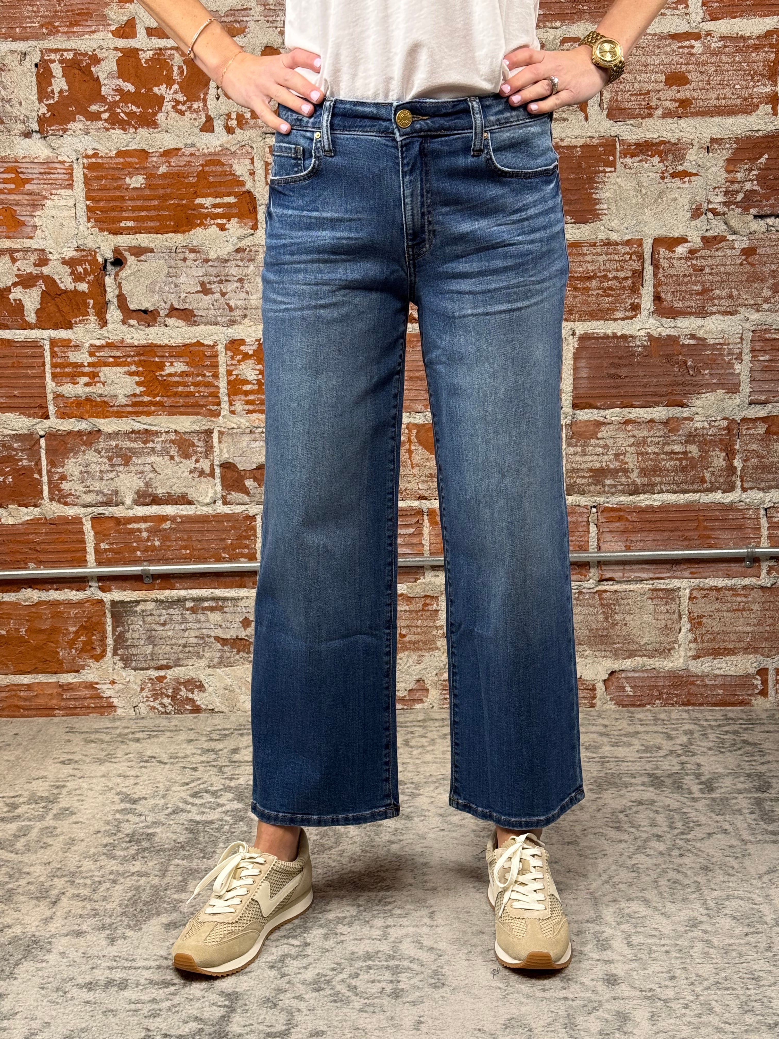 Kut from the Kloth Charlotte Jeans in Healthy Wash-210 Denim-Little Bird Boutique