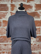 Apricot Soft Touch Top in Grey-131 - Sweaters F/W (June - Nov)-Little Bird Boutique