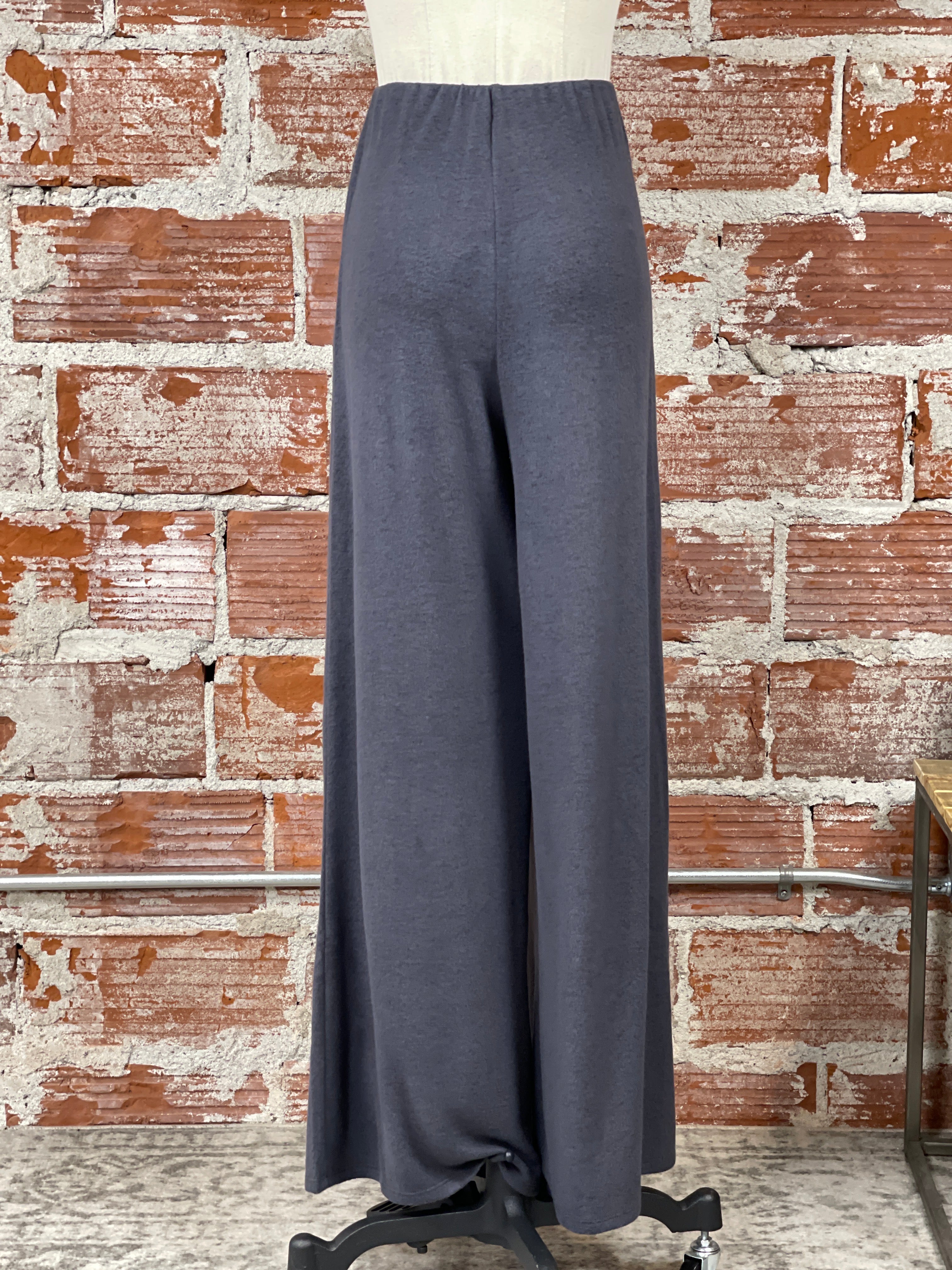 Apricot Soft Touch Trousers in Grey-220 Pants-Little Bird Boutique