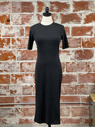 Matty M Hudson Dress in Heather Black-151 Dresses - Short-Little Bird Boutique