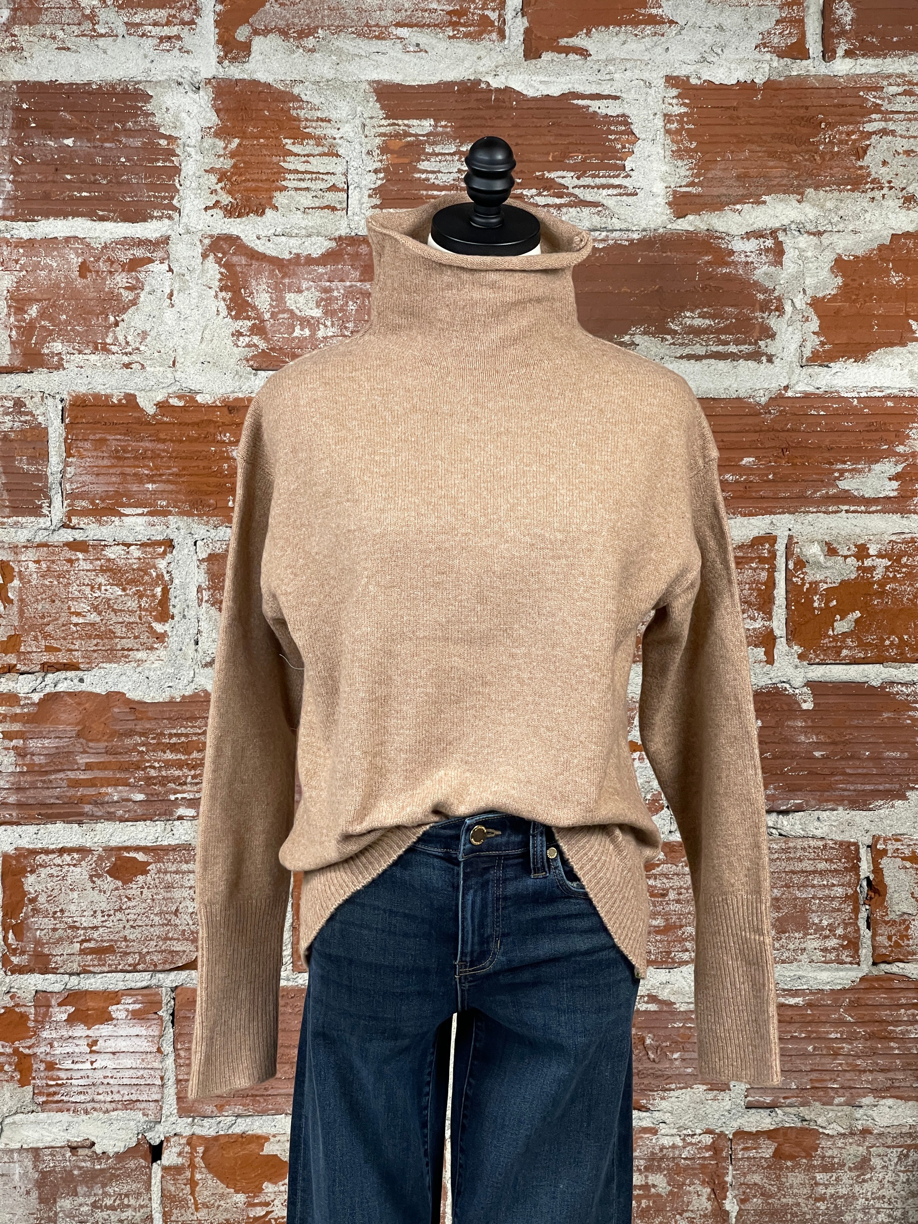 Betsy Sweater in Walnut-131 - Sweaters F/W (June - Nov)-Little Bird Boutique