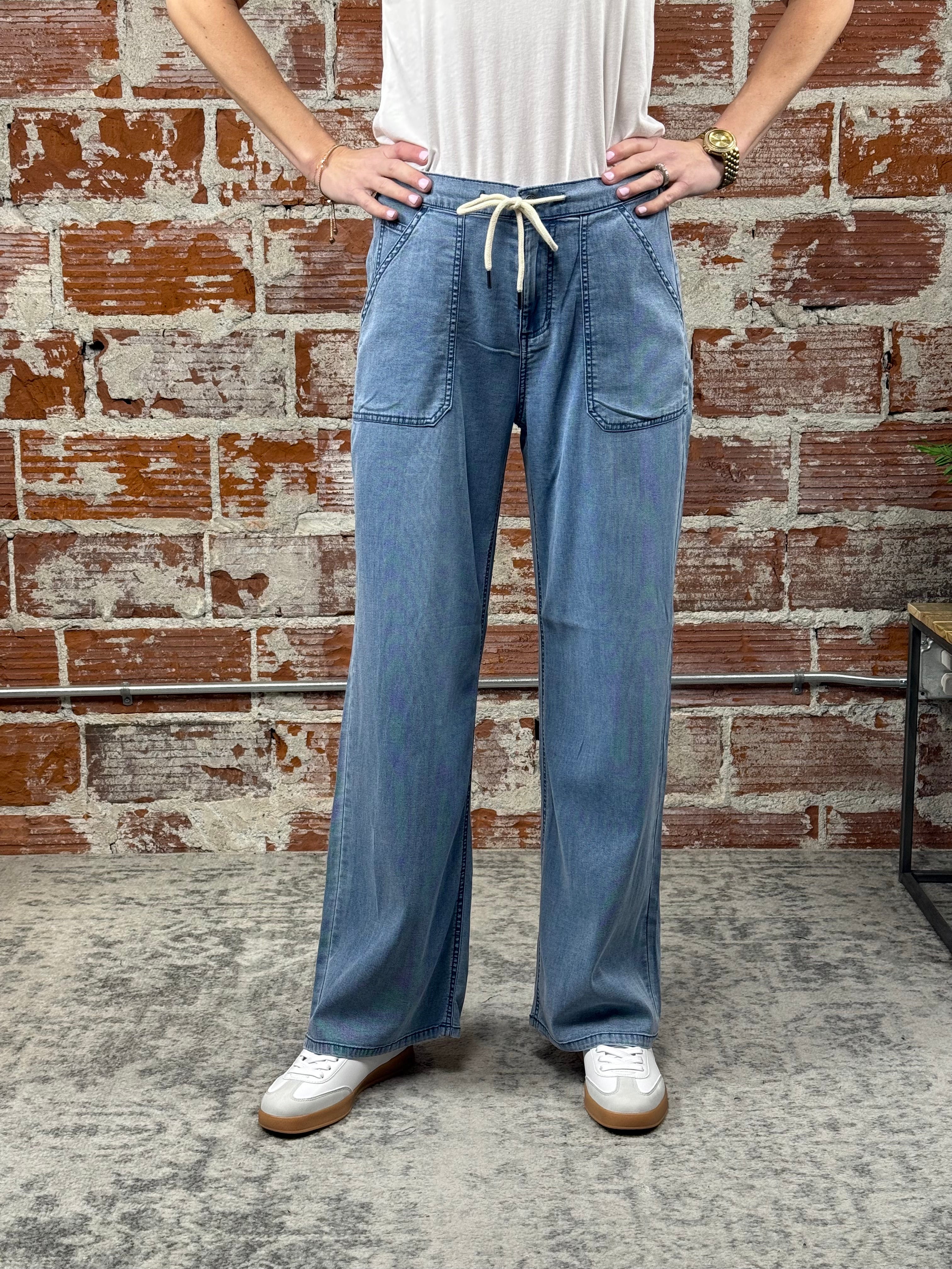 Flag and Anthem Bluffton Jeans in Light Wash-220 Pants-Little Bird Boutique