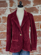 Another Love Aaliyah Blazer in Compote-143 Blazers-Little Bird Boutique