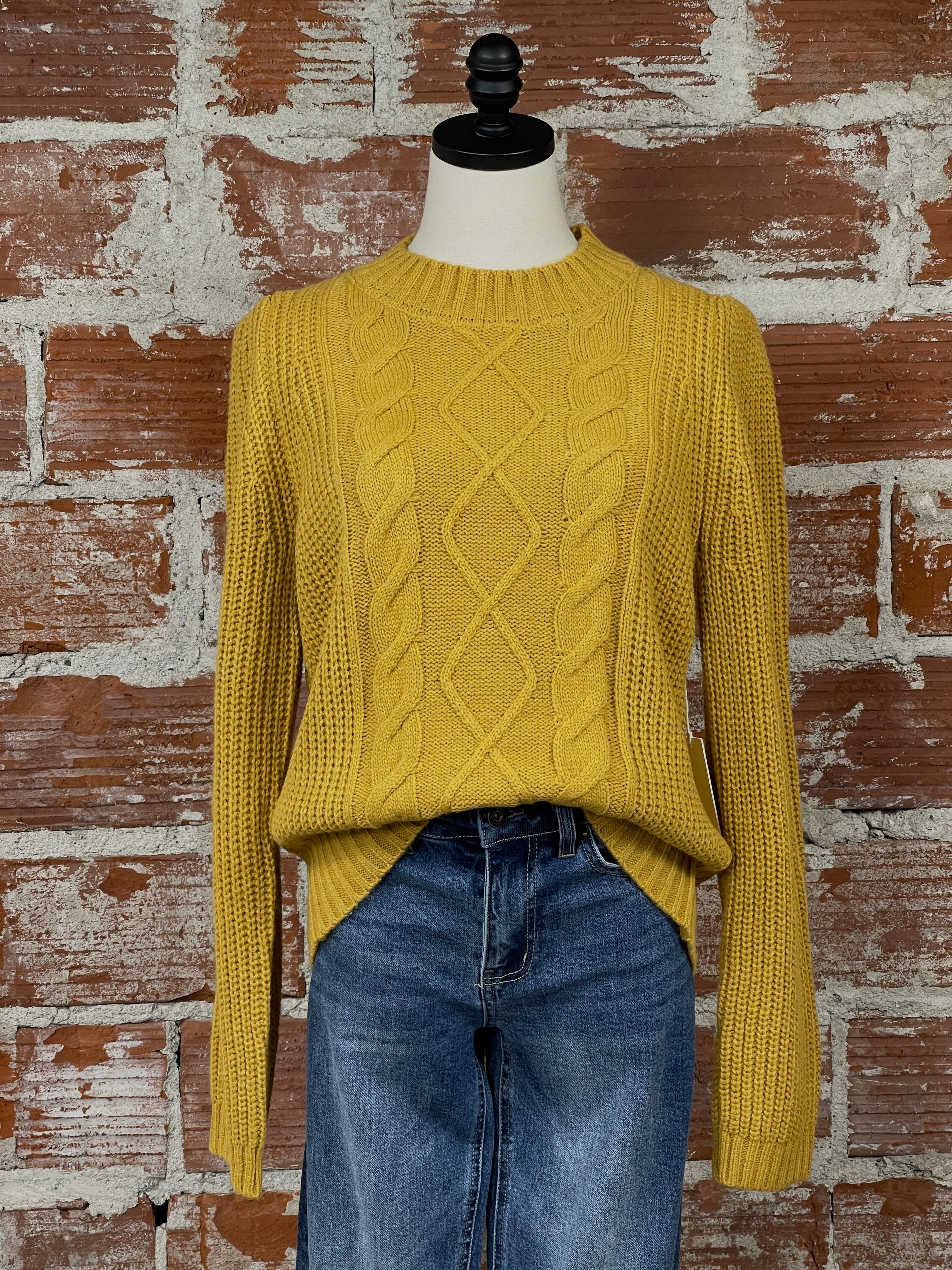 Another Love Priya Sweater in Ochre-131 - Sweaters F/W (June - Nov)-Little Bird Boutique