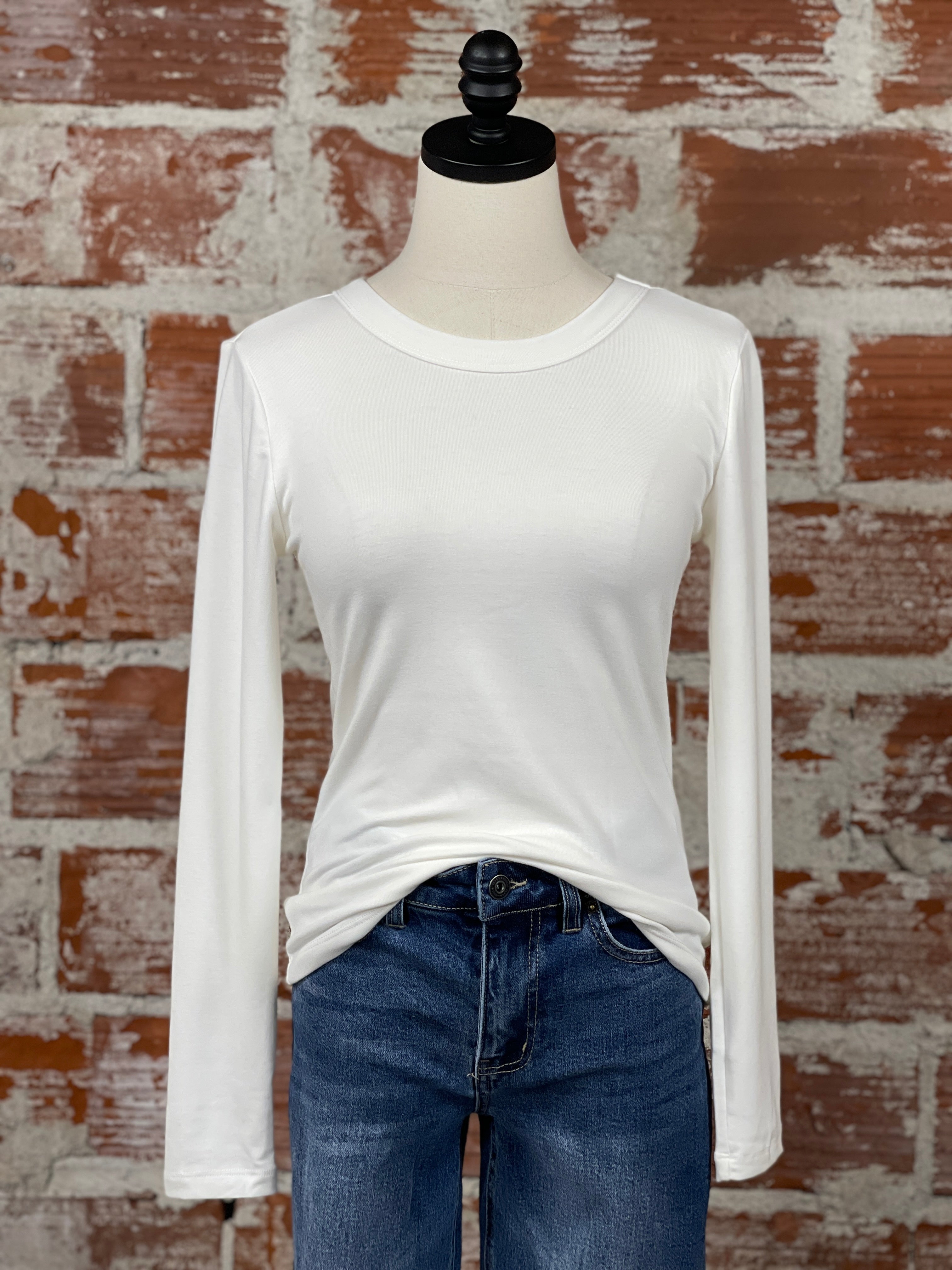 Lizzy Top in Ivory-121 - Jersey Tops F/W (June - Nov)-Little Bird Boutique