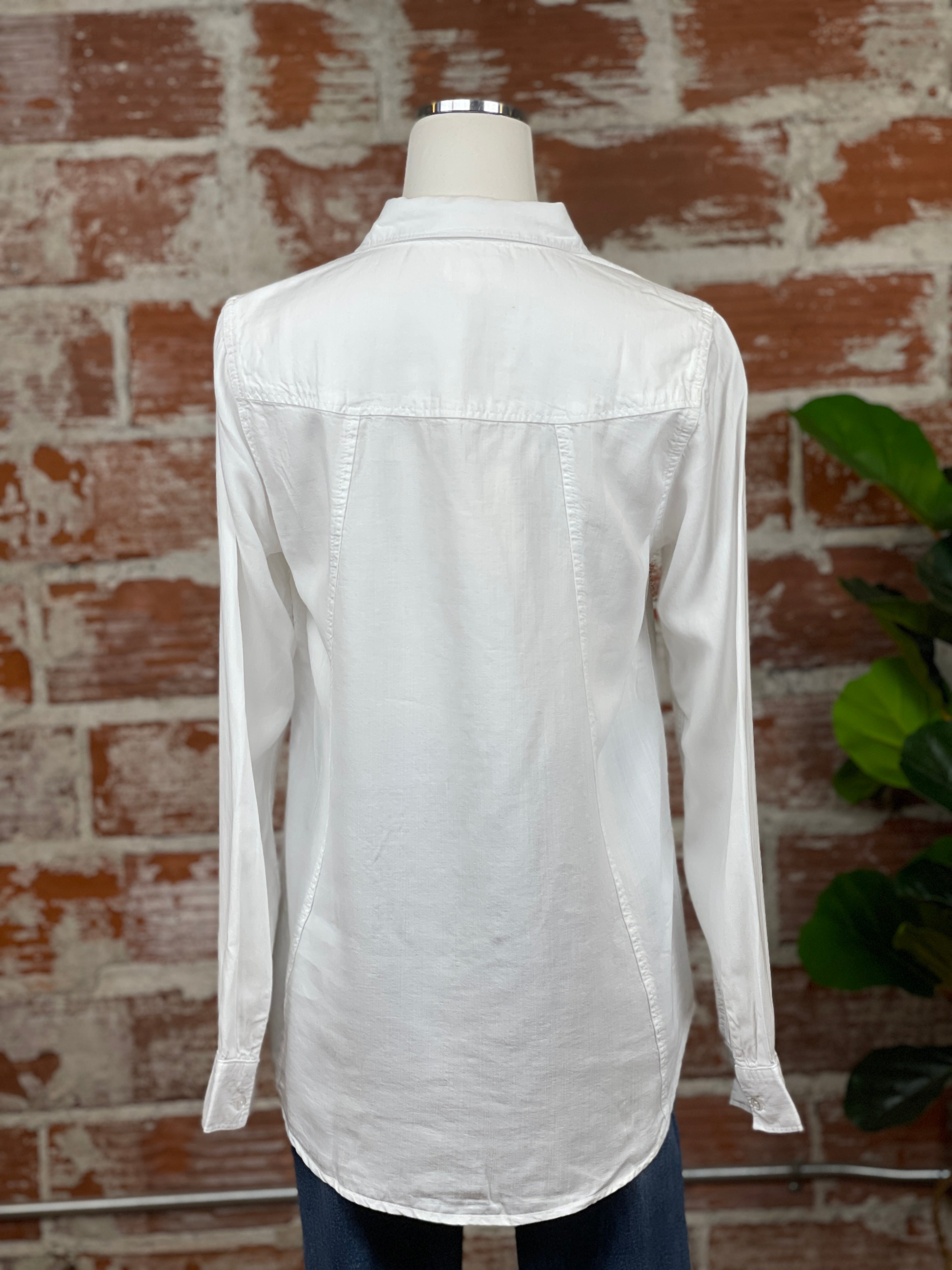 Thread & Supply Ginger Top in White-112 - Woven Top S/S (Jan - June)-Little Bird Boutique