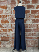 Ronnie Pants in Navy-220 Pants-Little Bird Boutique