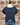 Nora Tee in Navy and White-112 - Woven Top S/S (Dec - May)-Little Bird Boutique
