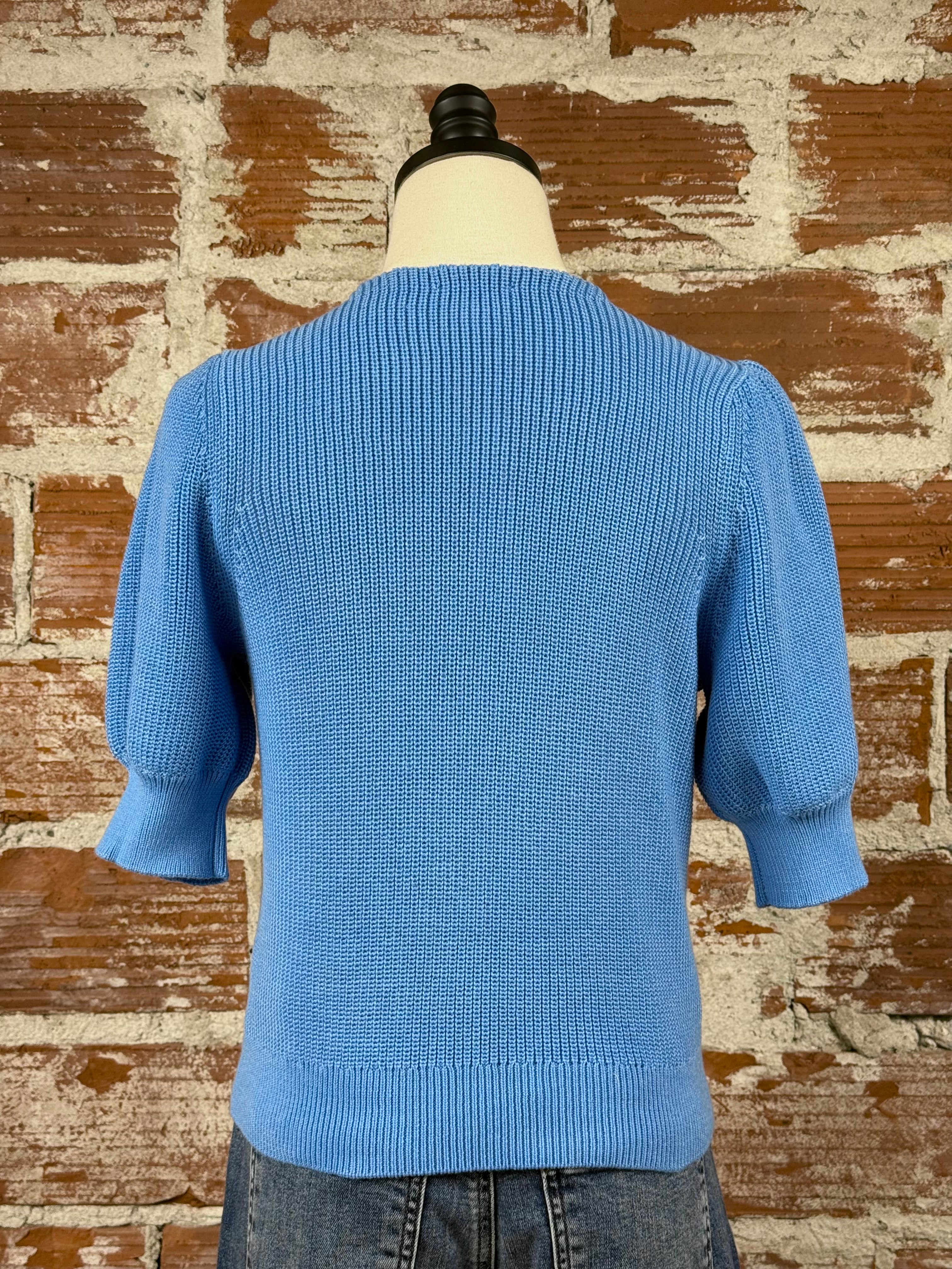Gentle Fawn Phoebe Sweater in Capri Blue-132 - Sweaters S/S (Dec - May)-Little Bird Boutique