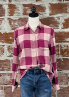 Flag and Anthem Georgianna Top in Pink Multi-111 - Woven Top F/W (June- Nov)-Little Bird Boutique