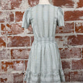 Flag and Anthem Cheyenne Mini Dress in Sage and White-151 Dresses - Short-Little Bird Boutique