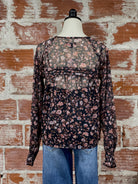 Flag and Anthem Chelsea Blouse in Multi Floral-111 - Woven Top F/W (June- Nov)-Little Bird Boutique