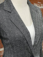 Kate Blazer in Black Tweed-143 Blazers-Little Bird Boutique