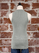 Classic Rib Tank in Sage-122 - Jersey Tops S/S (Dec - May)-Little Bird Boutique