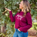 Z Supply Sienna Merry Sweater in Merlot-133 - Sweaters (Holiday)-Little Bird Boutique