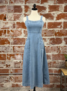 Summer Nights Denim Dress-152 Dresses - Long-Little Bird Boutique
