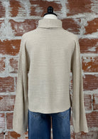 Dex Shimmer Sweater in Golden Cream-131 - Sweaters F/W (June - Nov)-Little Bird Boutique