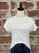 Z Supply Modern Slub Tee in White-122 - Jersey Tops S/S (Dec - May)-Little Bird Boutique