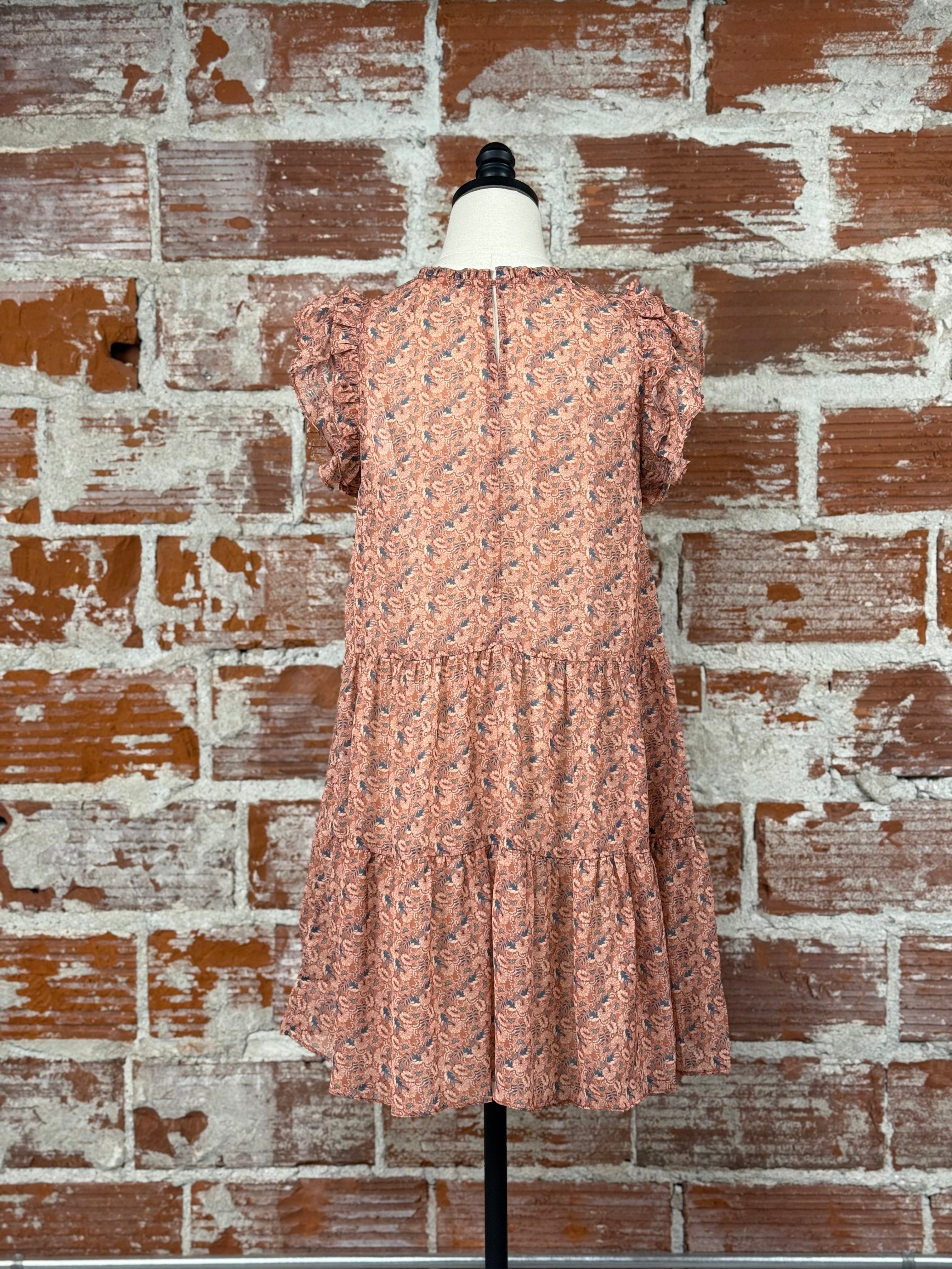 Livie Dress in Azalea-112 - Woven Top S/S (Dec - May)-Little Bird Boutique