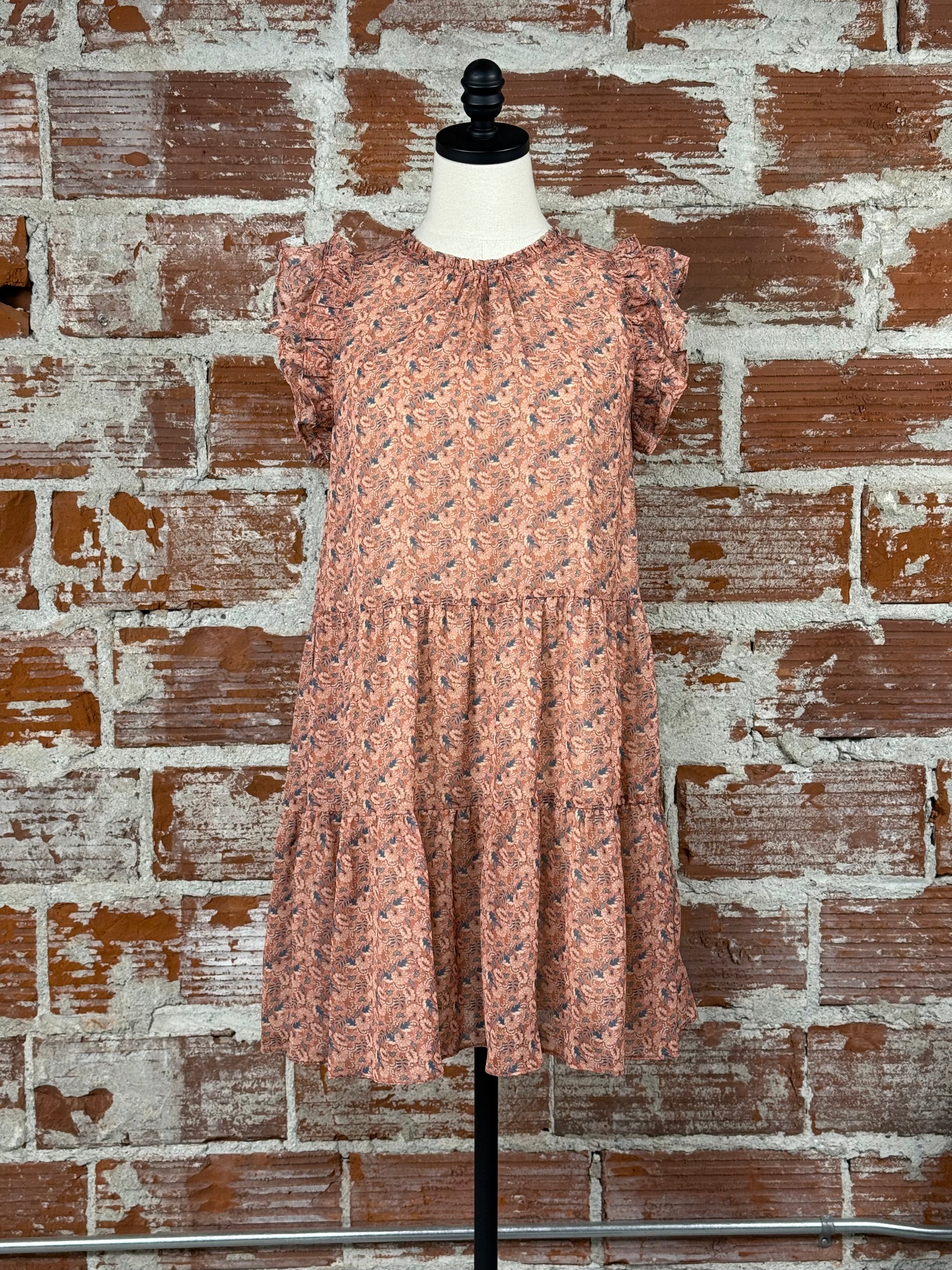 Livie Dress in Azalea-112 - Woven Top S/S (Dec - May)-Little Bird Boutique