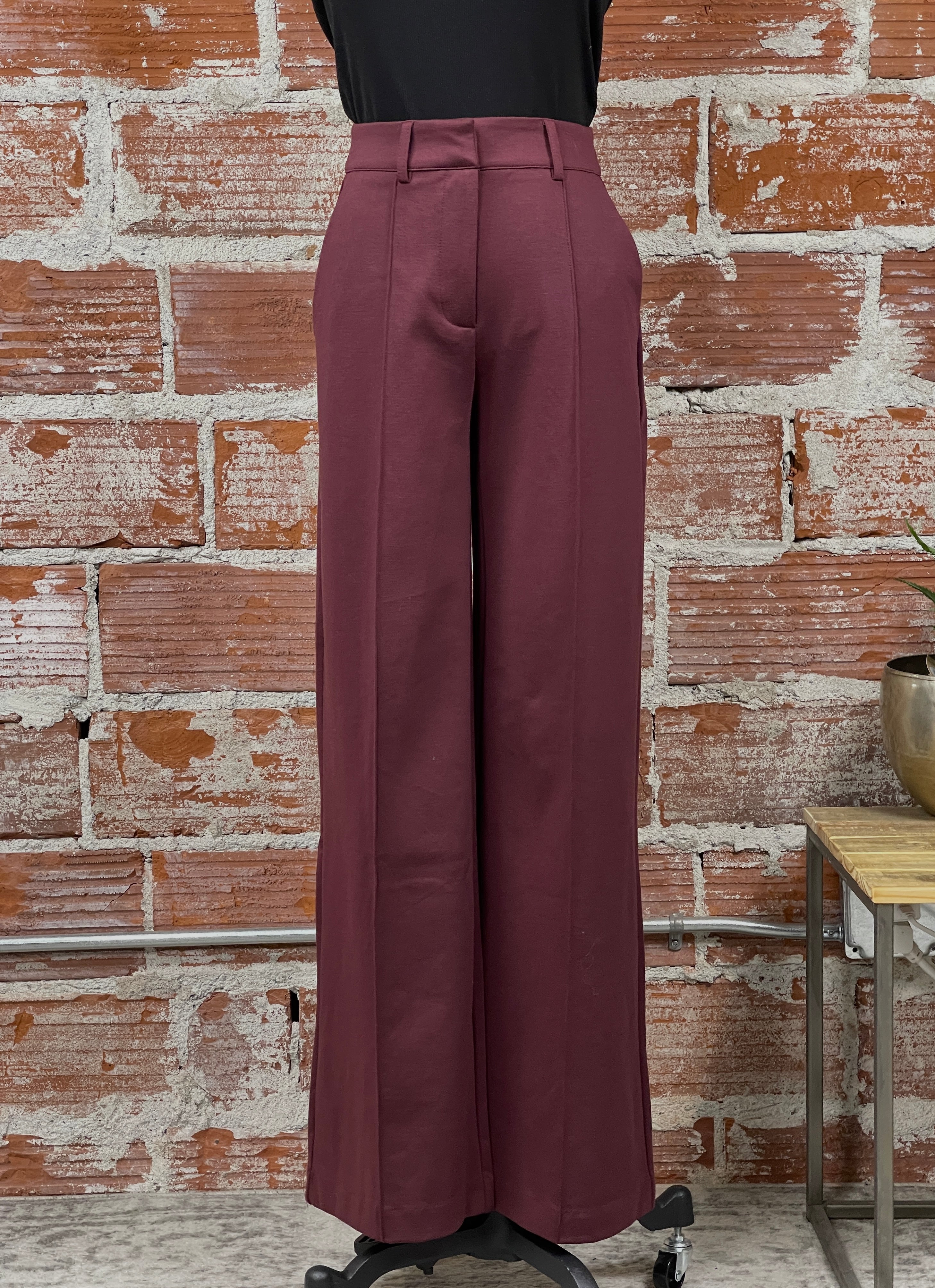 Kate Office Pant in Port Royal-220 Pants-Little Bird Boutique