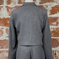 Etona Blazer in Grey Milange-141 Outerwear Coats & Jackets-Little Bird Boutique