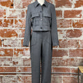 Etona Pants in Grey Milange-220 Pants-Little Bird Boutique