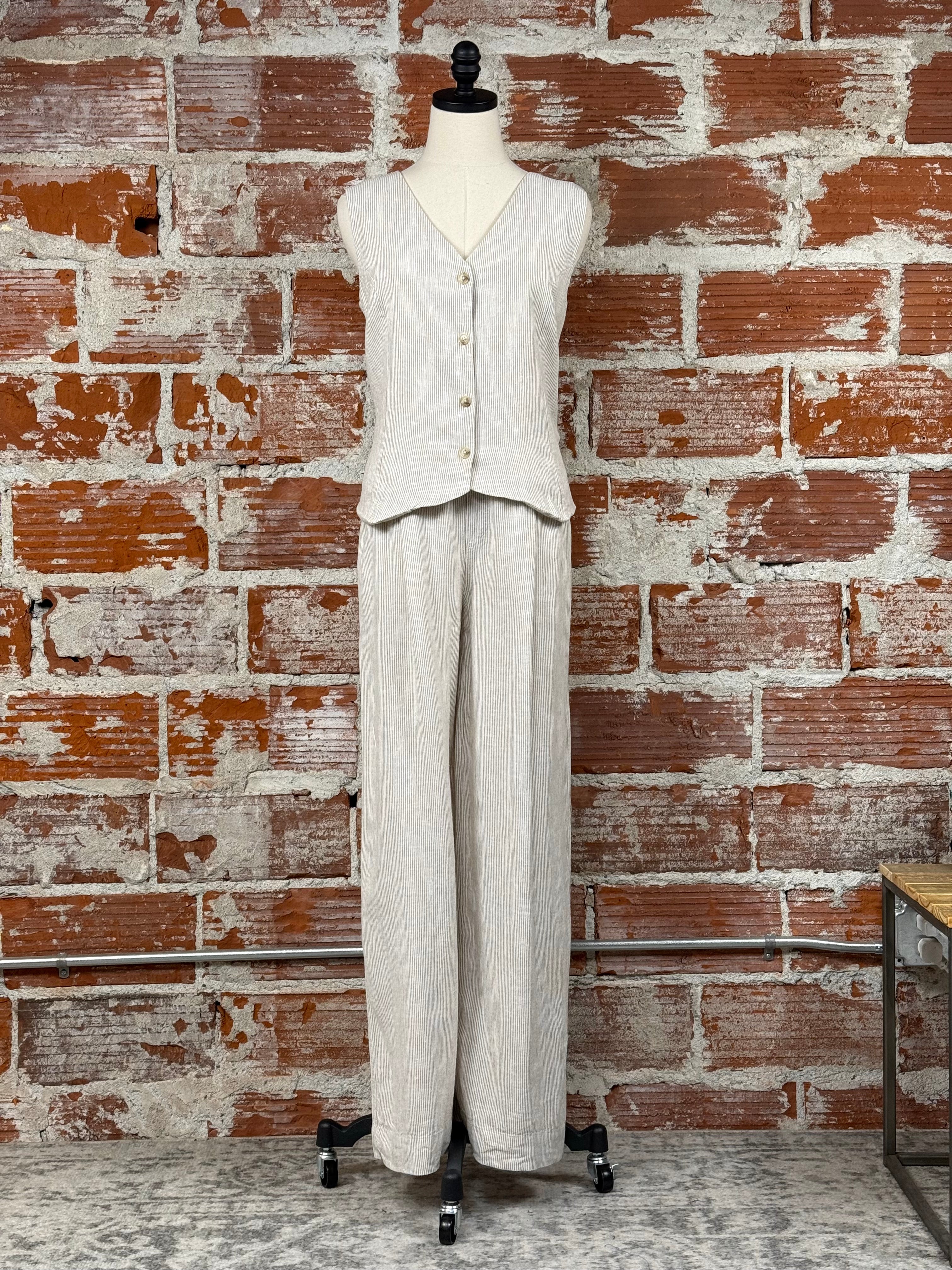 Thread and Supply Anastasia Pant in White Oak-220 Pants-Little Bird Boutique