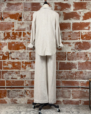 Thread and Supply Anastasia Shirt in White Oak-112 - Woven Top S/S (Dec - May)-Little Bird Boutique