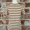 Sanctuary Perfect Tee in Earth Pink and Sepia Stripe-122 - Jersey Tops S/S (Dec - May)-Little Bird Boutique