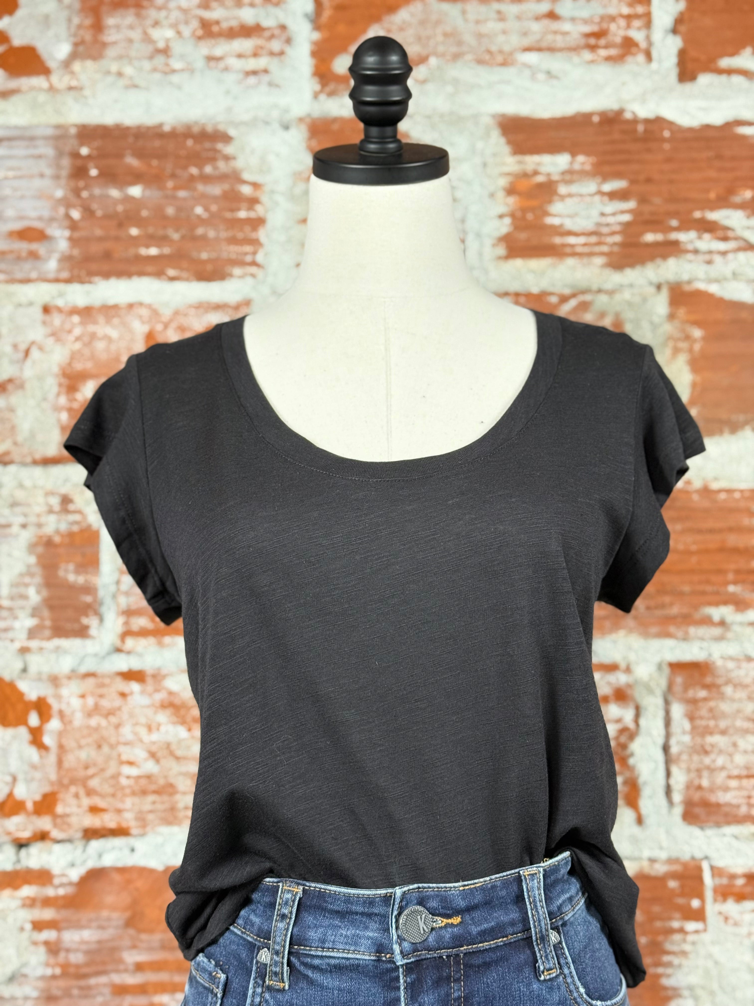 Sanctuary West Side Tee in Black-122 - Jersey Tops S/S (Dec - May)-Little Bird Boutique