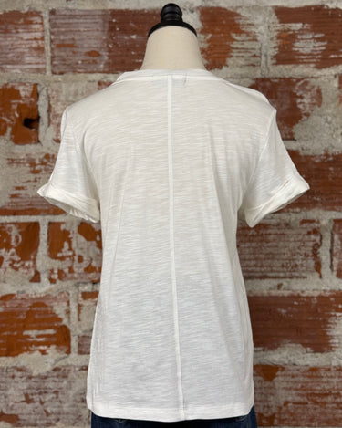 Sanctuary Perfect Tee Remix in White-122 - Jersey Tops S/S (Dec - May)-Little Bird Boutique