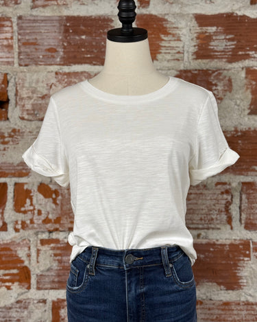 Sanctuary Perfect Tee Remix in White-122 - Jersey Tops S/S (Dec - May)-Little Bird Boutique