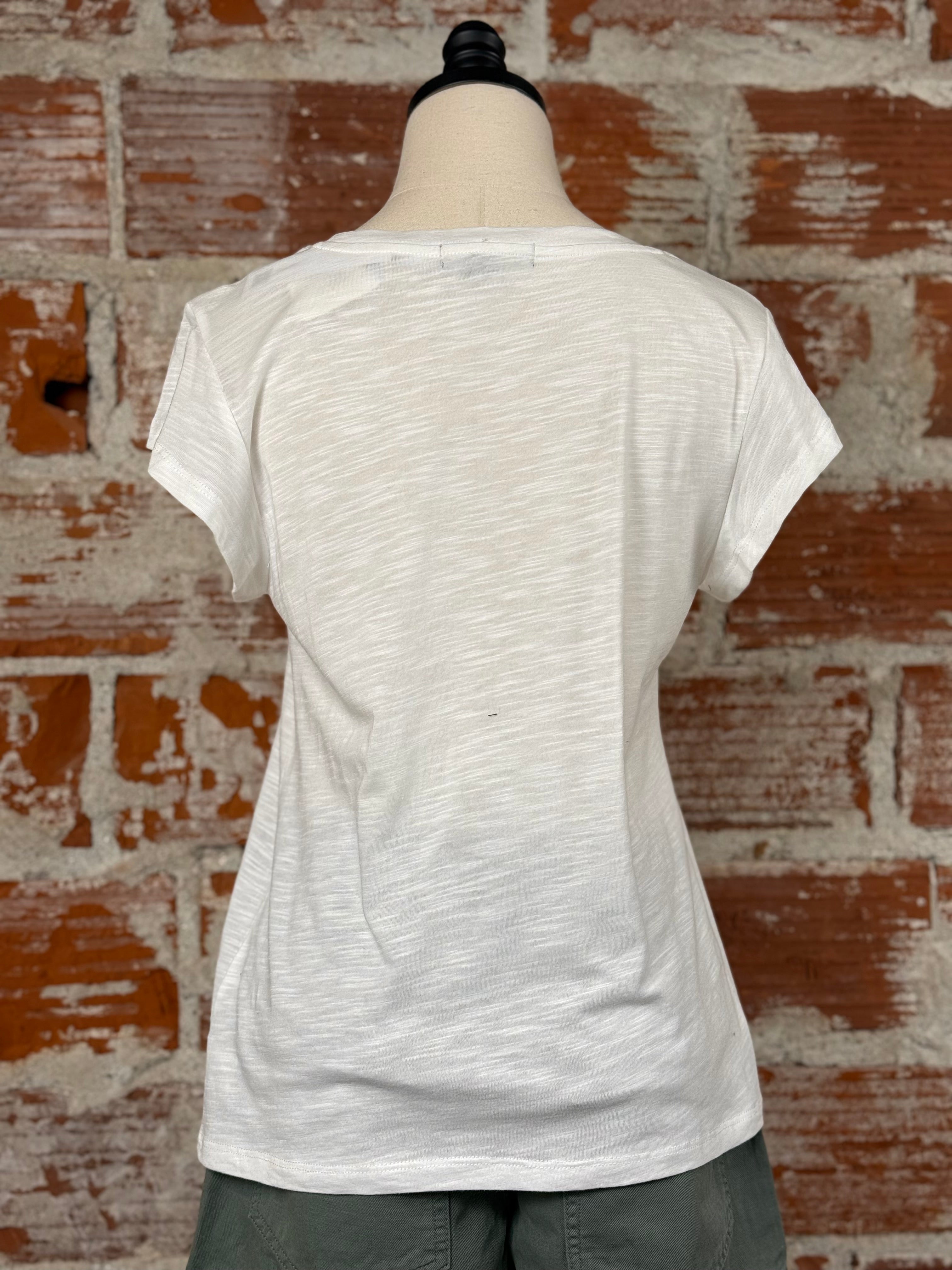 Sanctuary West Side Tee in White-122 - Jersey Tops S/S (Dec - May)-Little Bird Boutique