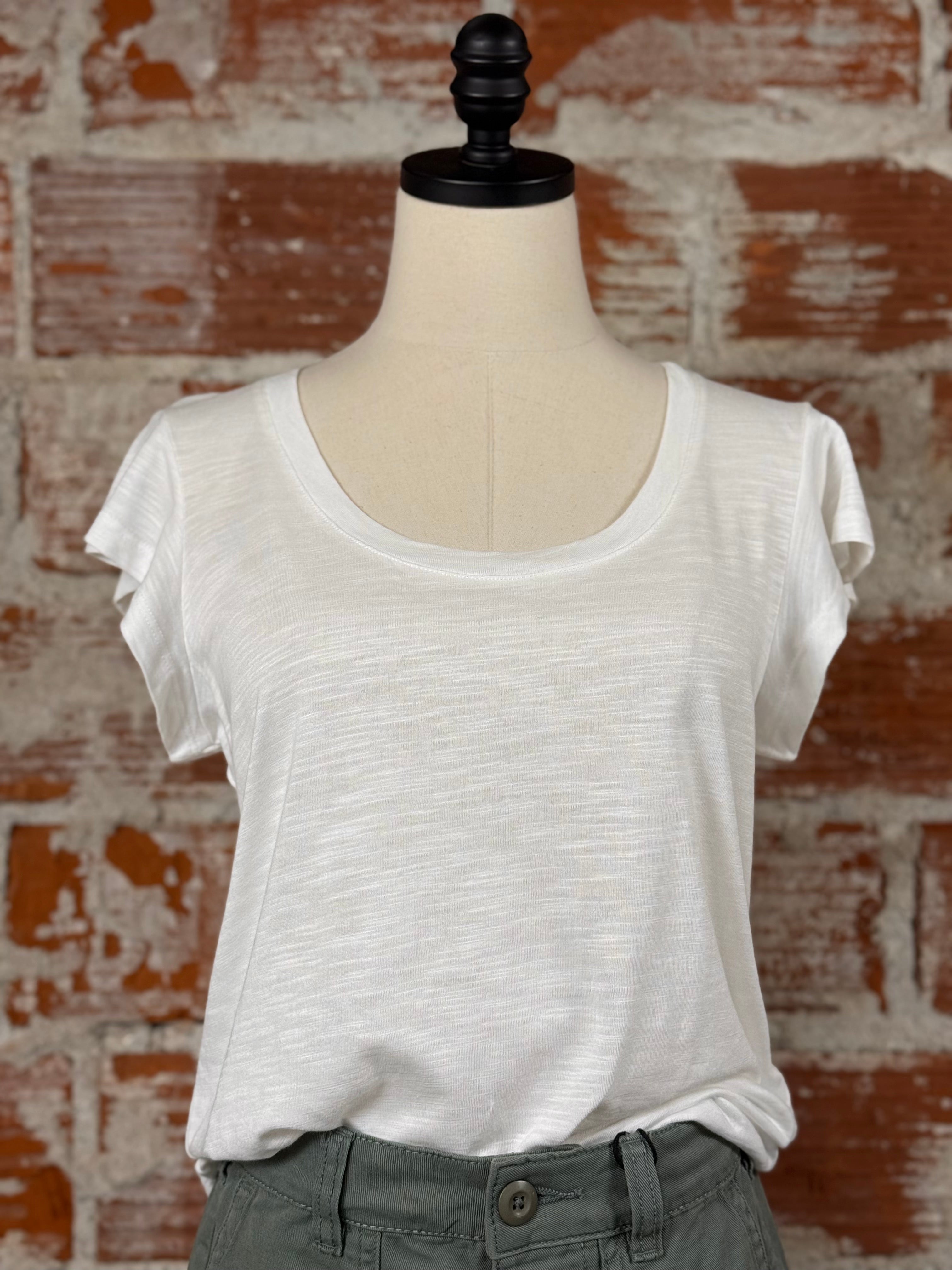 Sanctuary West Side Tee in White-122 - Jersey Tops S/S (Dec - May)-Little Bird Boutique