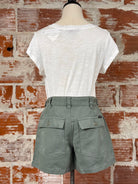 Sanctuary Army Short in Dark Spruce-232 Shorts-Little Bird Boutique